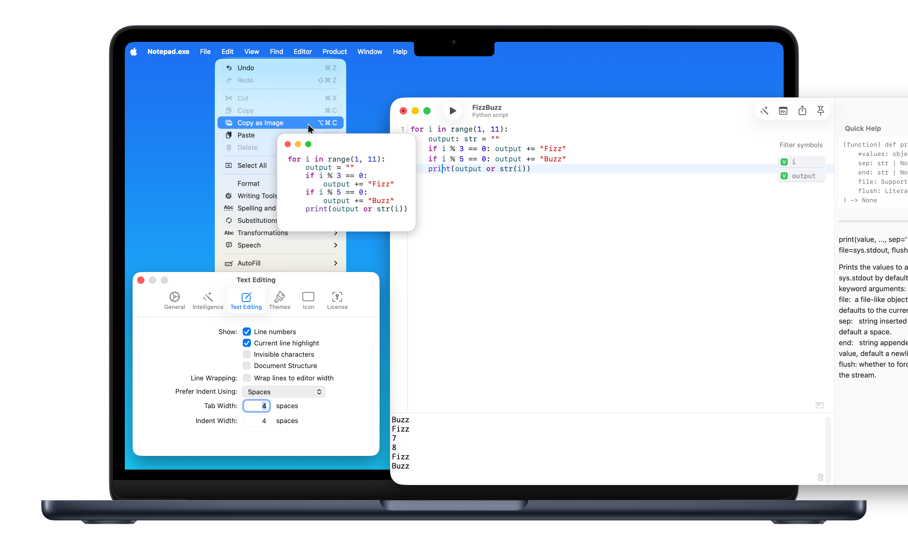 Python development